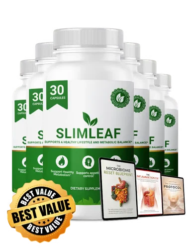 SlimLeaf 6-Bottle Best Value Kit — FitBurn Synbiotic Formula